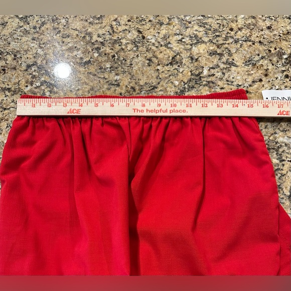 Jennifer Lauren Women’s Red Elastic Waist Pants w/Pockets - Size 1X - Picture 8 of 11
